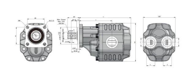 Kazel Walking Floor Gear Pump 109 L/min — image 3 of 6